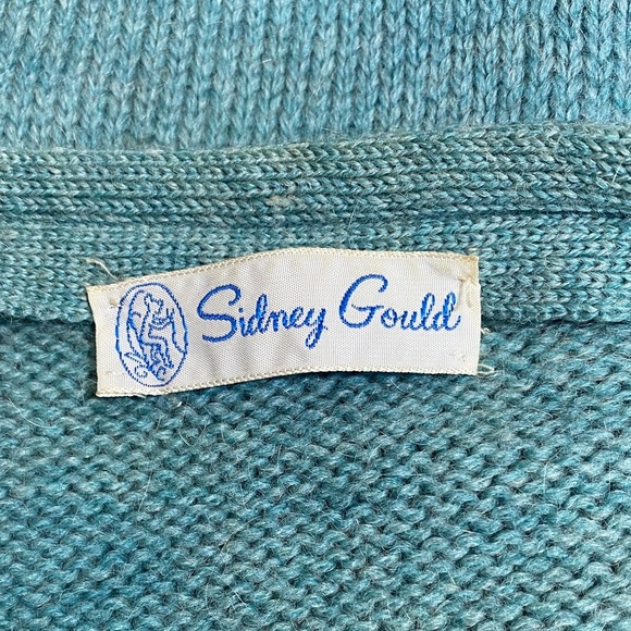 VNTG Sidney Gould Green Knit Cardigan - Picture 2 of 8
